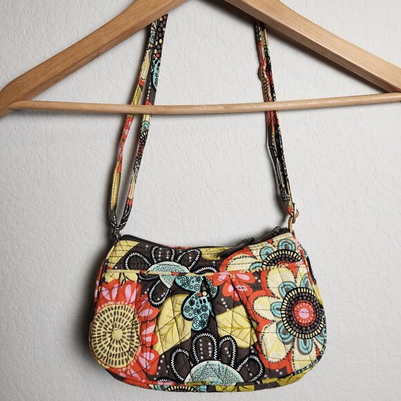 Vera Bradley small quilted fabric purse / crossbody bag - Picture 2 of 6